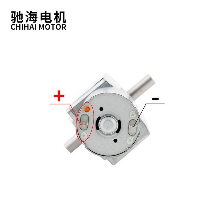 Double Shaft Worm Gear Reduction Motor